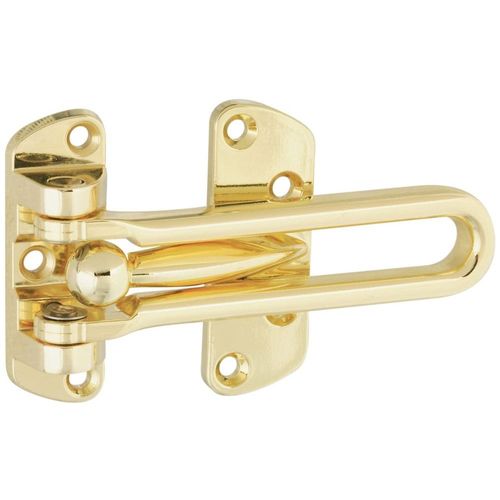 National Hardware V804 Series N199-679 Door Security Guard, 4-1/8 in L, 2-1/2 in W, Brass