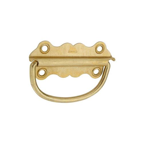 National Hardware V1864 Series N213-421 Chest Handle, 3.42 in L, Steel, Brass