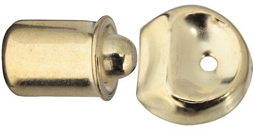 National Hardware V1845 Series N219-055 Bullet Catch, Steel, Brass