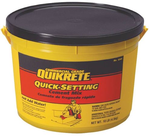 Quikrete 1240-11 Cement, Brown/Gray, 10 lb Pail