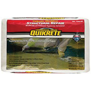 Quikrete 1241-25 Structural Repair, Gray/Gray-Brown, Granular Solid, 20 lb Pail