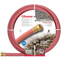Gilmour 18-58050 18 Series 5/8-Inch-by-50-Foot Reinforced Rubber Hose, Red