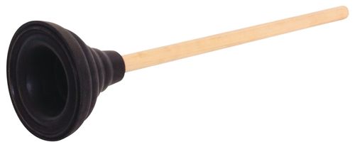 ProSource 8324-B-D3L Plunger, 24-5/8 In OAL, 5-1/2 in Cup, Long Handle