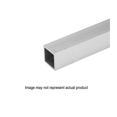 Randall 6 FT M-448 Metal Tube, Square, 6 ft L, 1 in W, 0.055 in Wall, Aluminum, Anodized