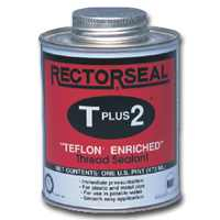 Rectorseal 23631 1/4 Pint Brush Top T Plus 2 Pipe Thread Sealant