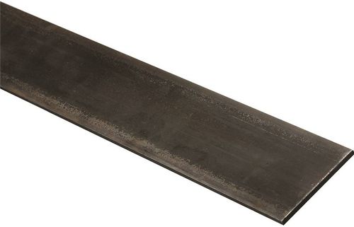 National 4063BC Series N266-114 Solid Flat, 3 in W, 48 in L, 3/16 in Thick, Steel, Plain