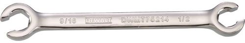 DEWALT DWMT75214OSP Flare Nut Open End Wrench 1/2" x 9/16"