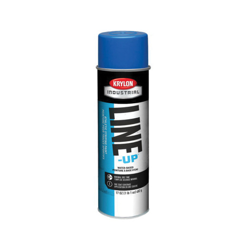 Krylon K08309007 Field Marking Spray Paint, Flat, Athletic Royal, 17 oz, Can