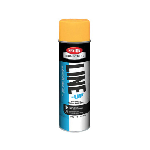 Krylon K08307007 Field Marking Spray Paint, Flat, Athletic Orange, 17 oz, Can