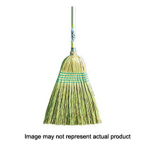 MAGNOLIA BRUSH 15018-BUNDLED Broom, Corn/Fiber Bristle, 38 in L