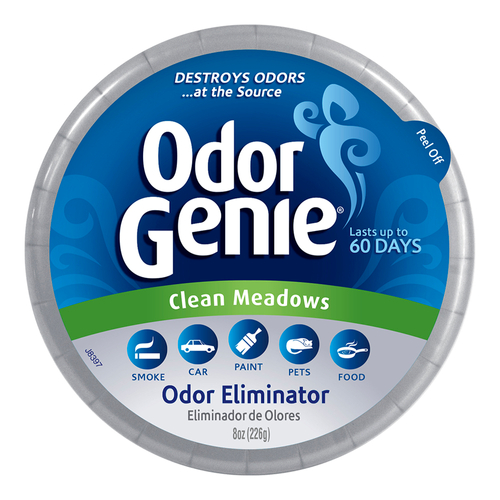 Odor Genie FG69CM Odor Eliminator, 8 oz, Clean Meadow, Gray, 60 days-Day Freshness