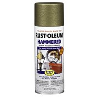 Rust-Oleum 7210830 Hammered Metal Finish Spray, Gold Rush, 12-Ounce