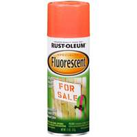 Rust-Oleum 1955830 Fluorescent Spray, Fluor Red-Orange, 11-Ounce