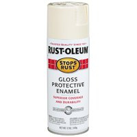 Rust-Oleum 7794830 Stops Rust Spray Paint, 12-Ounce, Gloss Antique White