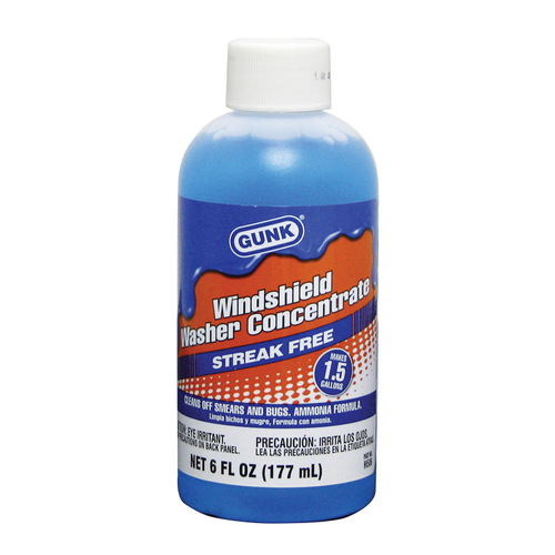 GUNK M506 Windshield Washer Fluid, 6 fl-oz Bottle