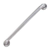 Boston Harbor SG01-01&0124 Grab Bar, 24 in L Bar, Stainless Steel, Wall Mounted Mounting