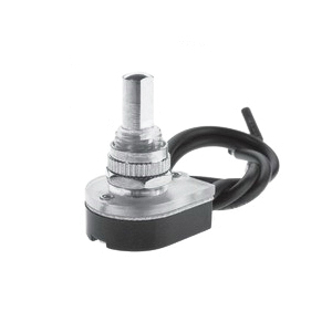 SELECTA SS104-BG Pushbutton Switch, 3 A, 125 VAC, SPST, Lead Wire Terminal