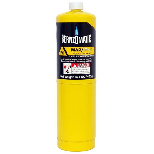BernzOmatic MAP-PRO 332477 Hand Torch Cylinder, MAPP Gas, 14.1 oz
