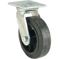 Shepherd 9493 6-Inch by 2-Inch Swivel Mold-On Rubber Wheel Caster