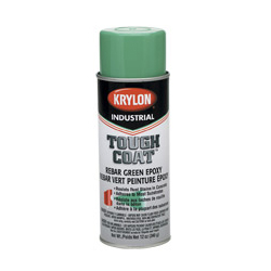 Krylon Tough Coat K01732007 Rust-Preventative Spray Paint, Gloss, Rebar Green, 12 oz, Can