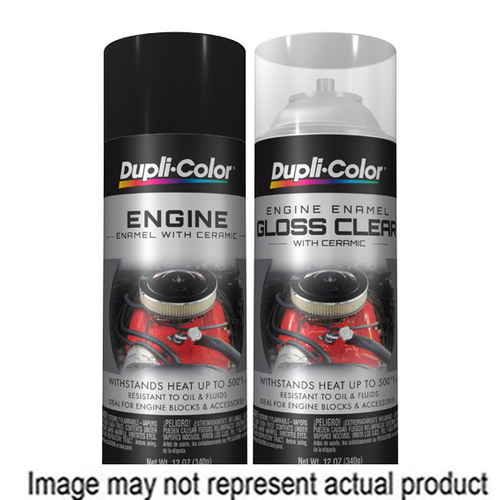 Dupli-Color DE1631 Engine Enamel with Ceramic, 12 oz, Liquid, Chrysler Blue