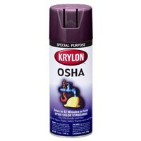 Krylon 1929 Safety Purple OSHA Color Paint - 12 oz. Aerosol