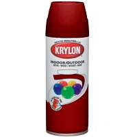 Krylon 52101 Cherry Red Interior and Exterior Decorator Paint - 12 oz. Aerosol