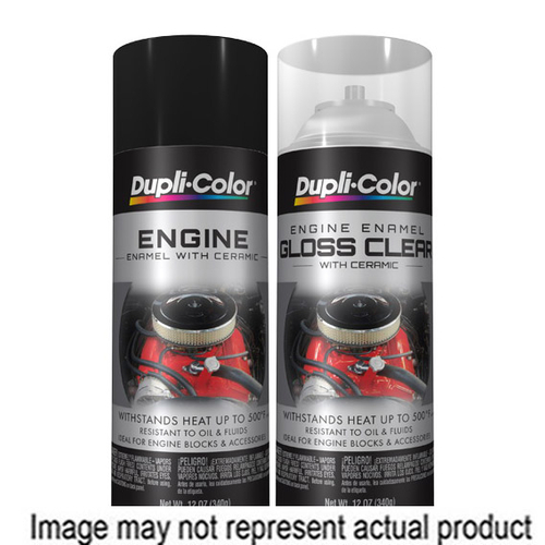 Dupli-Color DE1605 Engine Enamel with Ceramic, 12 oz, Liquid, Ford Red