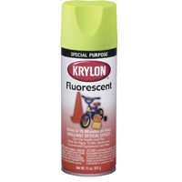 Krylon 3104 Lemon Yellow Fluorescent Paint - 11 oz. Aerosol
