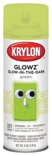 Krylon K03150007 Craft Spray Paint, Gloss, Green, 6 oz, Can