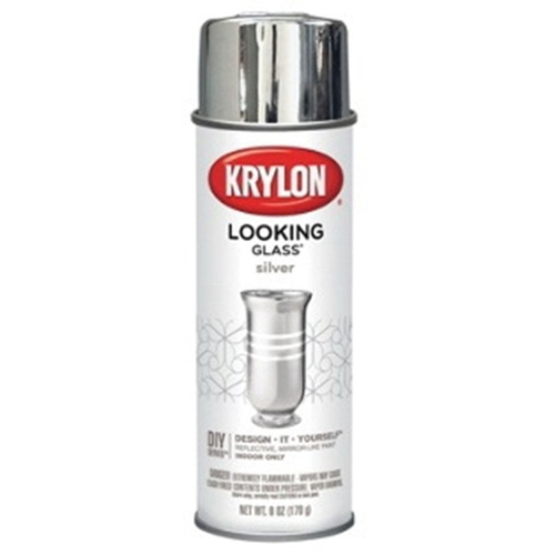Krylon K09033000 Spray Paint, Gloss, Silver, 6 oz, Can