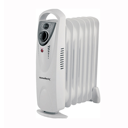 PowerZone CYPB-7 Mini Oil Filled Heater, 5.8 A, 120 V, 700 W Heating, 1-Heating Stage, White