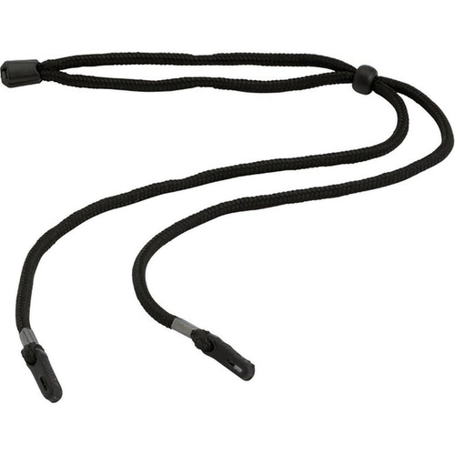 RADIANS Crossfire Series G3 Adjustable Neck Cord, Black, For: Safety Glass