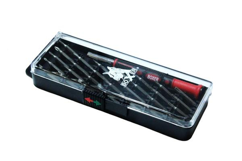 BOXER 50030 Precision Screwdriver Bit Set, Magnetic Handle