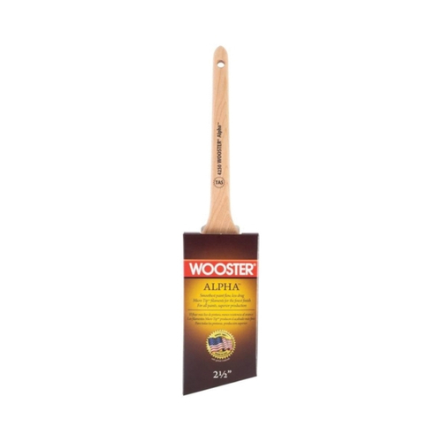 WOOSTER 4230-2 1/2 Paint Brush, 2-1/2 in W, 2-11/16 in L Bristle, Synthetic Bristle, Sash Handle