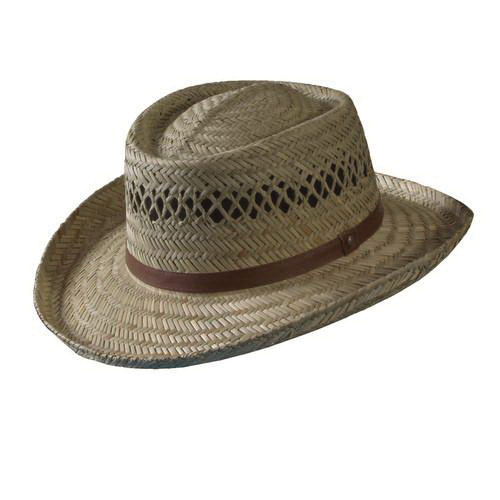Turner Hat 15101 Rush Gambler Hat, Men's, S, Rush Straw, Natural