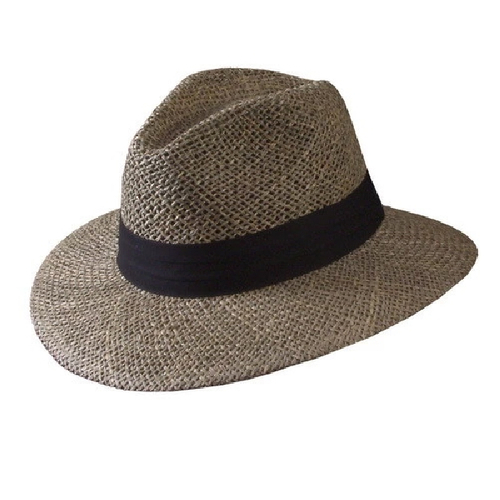 Turner Hat 16003 Safari Sunshield Hat, Men's, 6-3/8 to 7-1/8 in, Twisted Seagrass, Natural