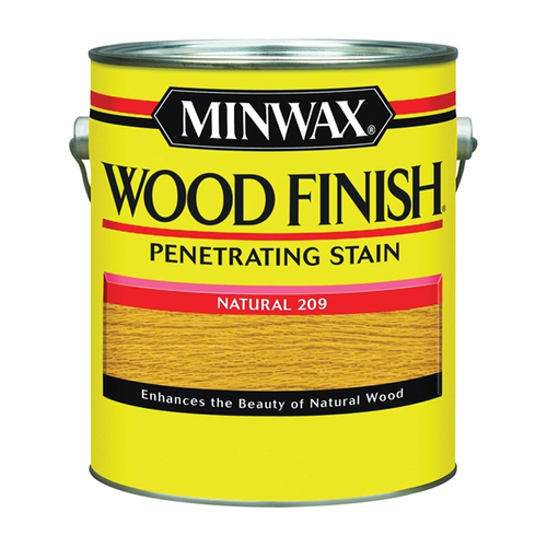 Minwax Wood Finish 71000000 Wood Stain, Natural, Liquid, 1 gal, Can