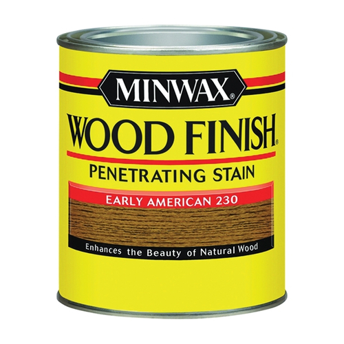 Minwax Wood Finish 70008444 Wood Stain, Early American, Liquid, 1 qt, Can