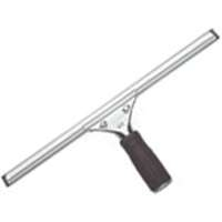 Unger PR450 18" Pro Stainless Steel Complete Window Squeegee with Handle and Rubber Blade
