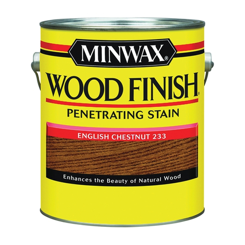 Minwax Wood Finish 710440000 Wood Stain, English Chestnut, Liquid, 1 gal, Can