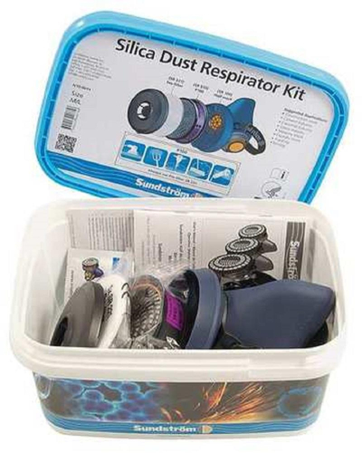 Sundstrom H10-0014 Silica Dust Respirator Kit, M, L Mask, 99.99 % Filter Efficiency