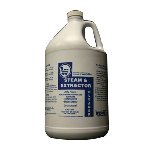 WEPAK 61/1GL Steam and Extractor Cleaner, 1 gal, Liquid, Solvent-Like, Colorless