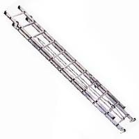 WERNER D1540-2 Extension Ladder, 37 ft H Reach, 300 lb, Aluminum