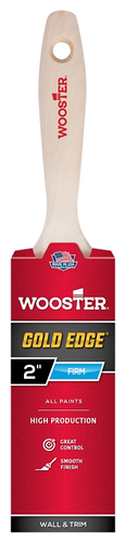 WOOSTER 5232-2 Paint Brush, 2 in W, 2-11/16 in L Bristle, Polyester Bristle, Flat Sash Handle