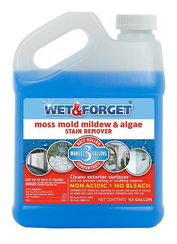 WET & FORGET STAIN REMOVER .5GL