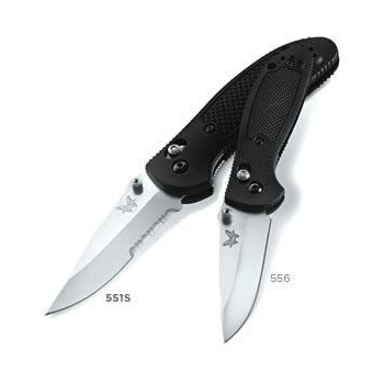 BENCHMADE Griptilian Series 551 Knife, 3-3/4 in L Blade, Steel Blade, Nylon Handle, Thumb Stud