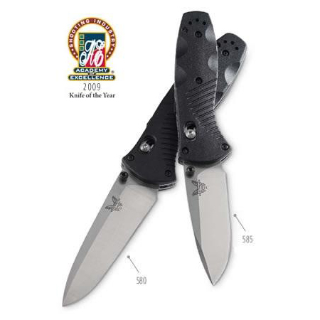BENCHMADE Barrage Series 585 Knife, 2.91 in L Blade, Steel Blade, Valox Handle