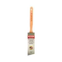 WOOSTER 4174-1-1/2 Paint Brush, 1-1/2 in W, 2-7/16 in L Bristle, Nylon/Polyester Bristle