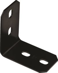 National 1156BC Series N351-500 Corner Brace, 4.9 in L, 3 in W, 4.9 in H, Steel, 1/8 Thick Material